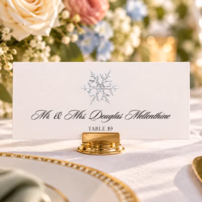 Flat Place Card